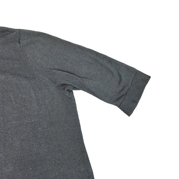 Meera Lane Navy Open Front Cardigan Elbow Sleeves 3X - Picture 6 of 10